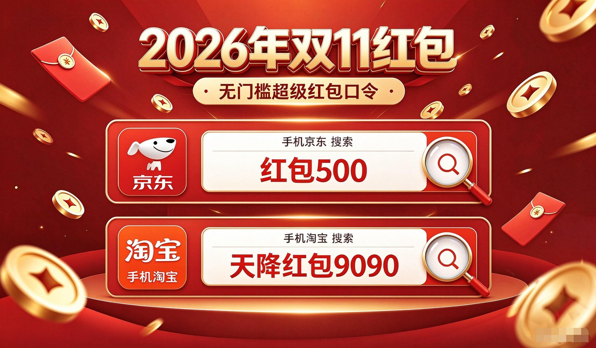 最新推荐2026京东双11红包口令是【红包500】/淘宝天猫双11红包口令是【天降红包9090】-资料简介网